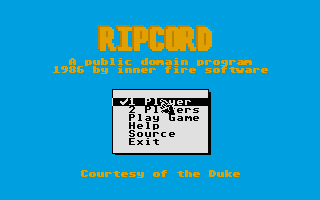 Game cover: Ripcord
