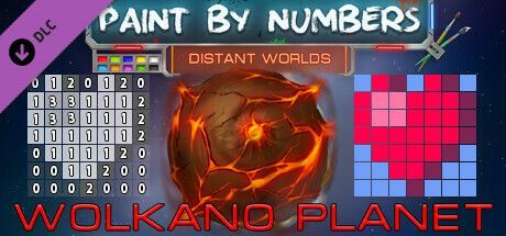 Game cover: Paint by Numbers: Wolkano Planet