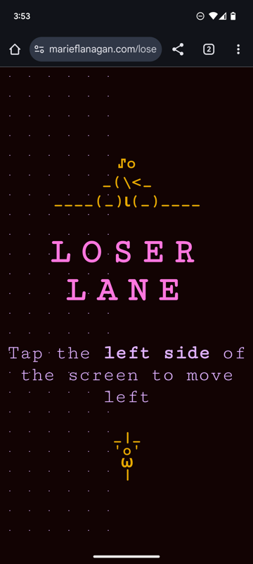 Game cover: Loser Lane