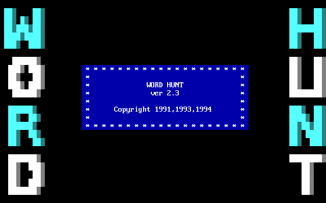 Game cover: Word Hunt