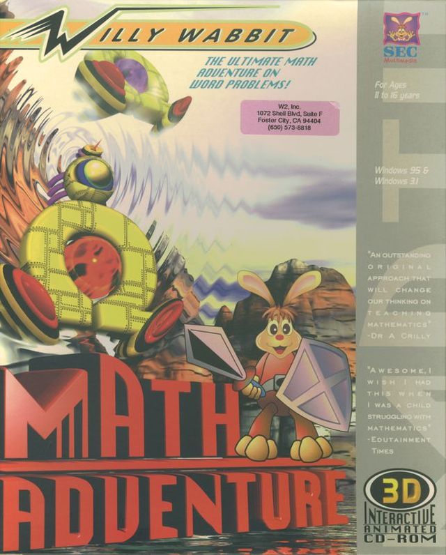 Game cover: Willy Wabbit Math Adventure