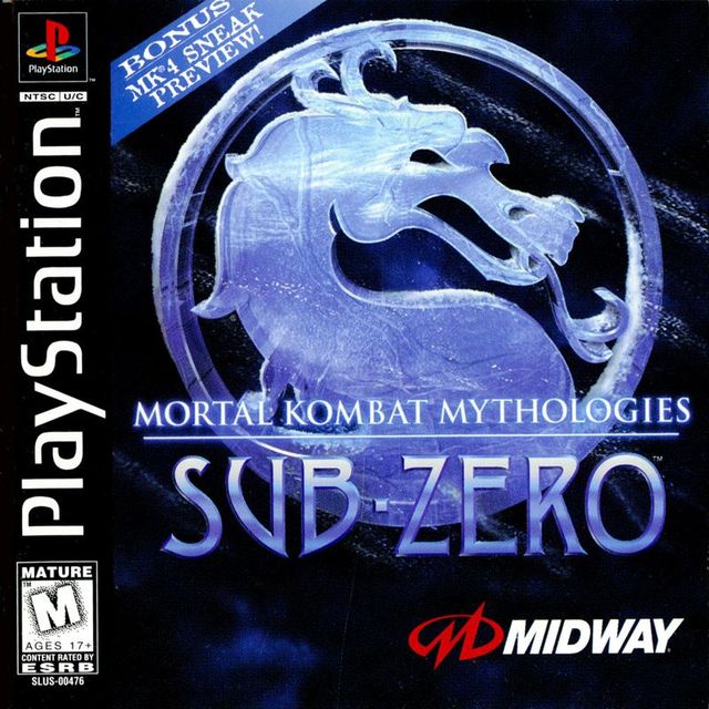 Game cover: Mortal Kombat Mythologies: Sub-Zero