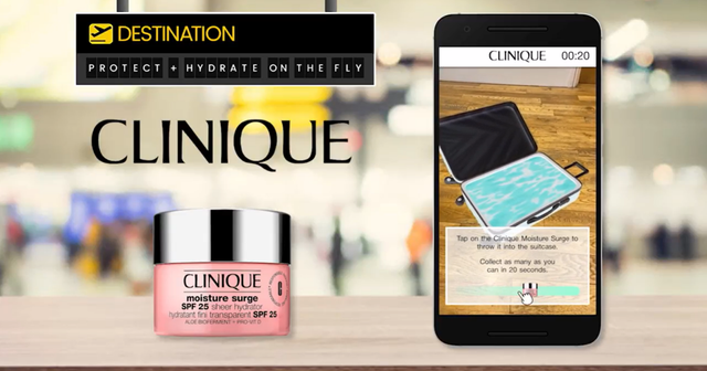 Game cover: Clinique: Destination - Protect + Hydrate on the Fly