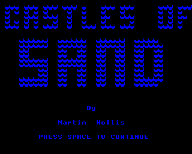 Game cover: Castles of Sand