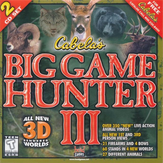 Game cover: Cabela's Big Game Hunter III