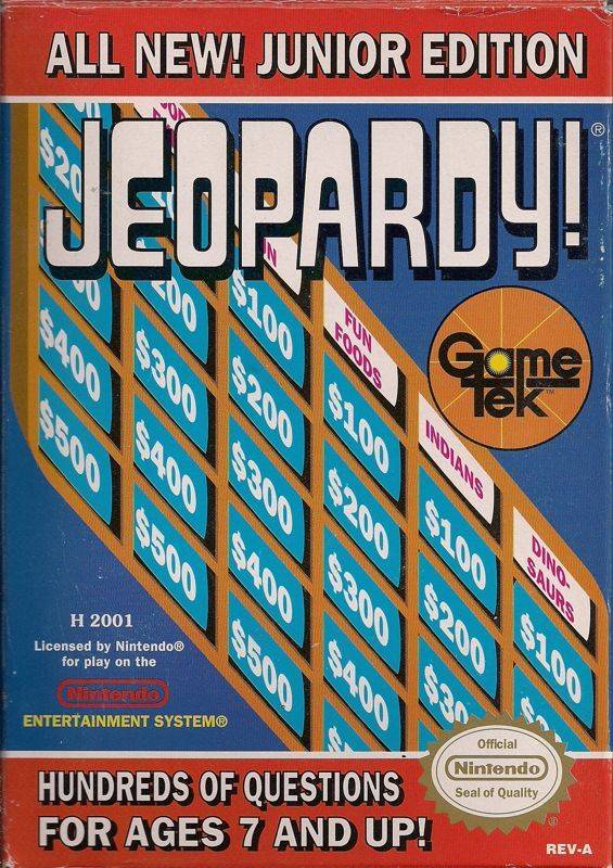 Game cover: Jeopardy! Junior Edition