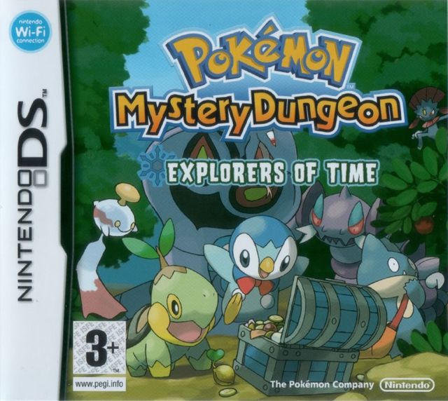Game cover: Pokémon Mystery Dungeon: Explorers of Time