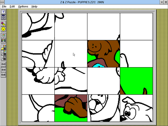Game cover: Zoë and Zachary's Puzzle