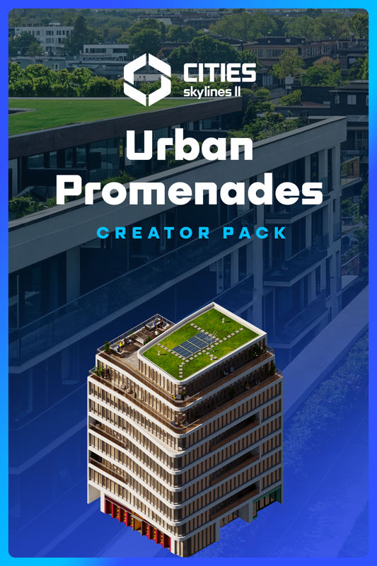 Game cover: Cities: Skylines II - Creator Pack: Urban Promenades