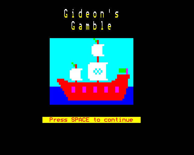 Game cover: Gideon's Gamble