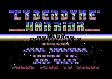 Game cover: Cyberdyne Warrior