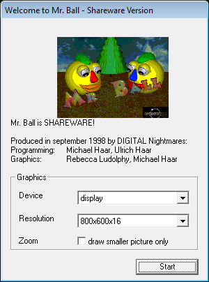Game cover: 3D Mr. Ball