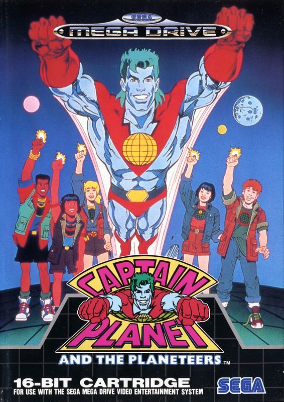Game cover: Captain Planet and the Planeteers