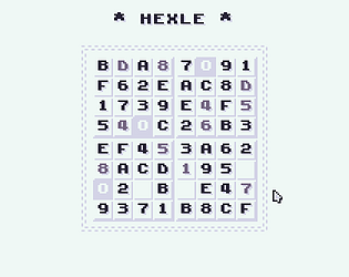 Game cover: Hexle