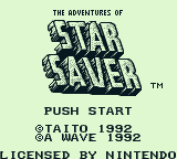 Game cover: The Adventures of Star Saver