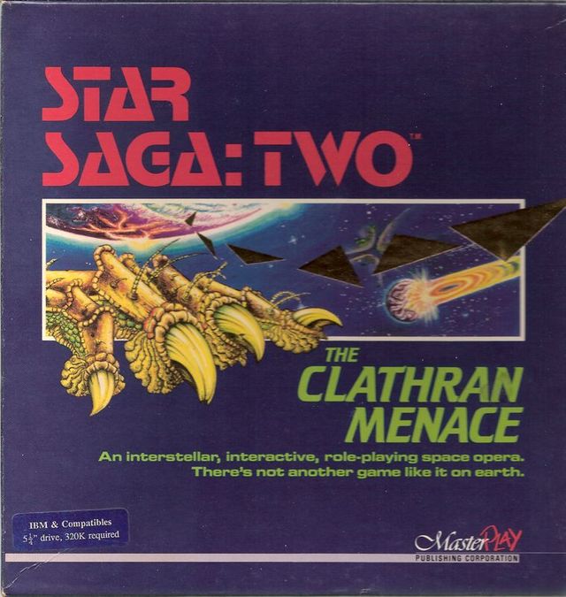 Game cover: Star Saga: Two - The Clathran Menace