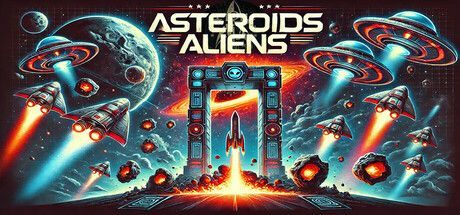 Game cover: Asteroids and Aliens