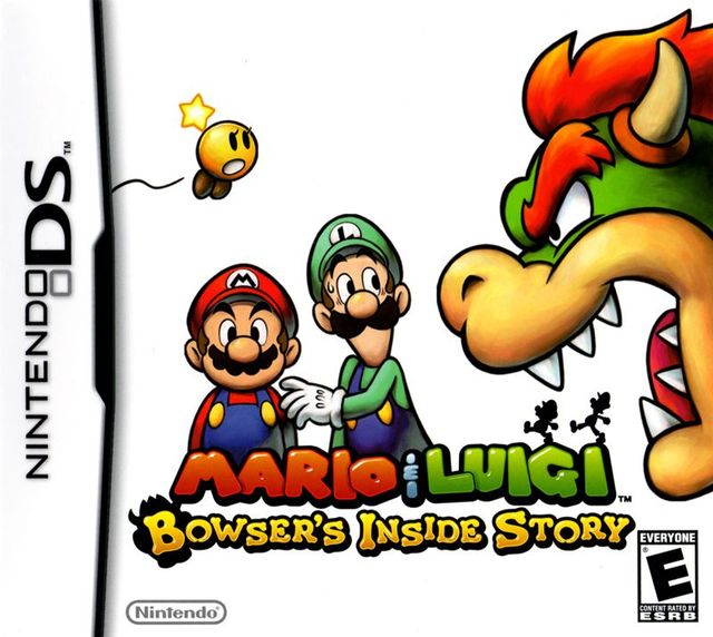 Game cover: Mario & Luigi: Bowser's Inside Story