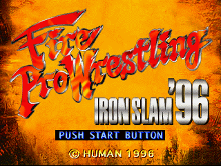 Game cover: Fire Pro Wrestling Iron Slam '96