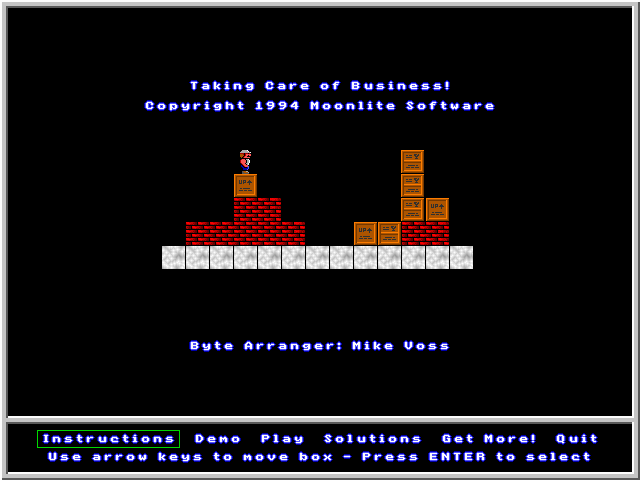 Game cover: Taking Care of Business