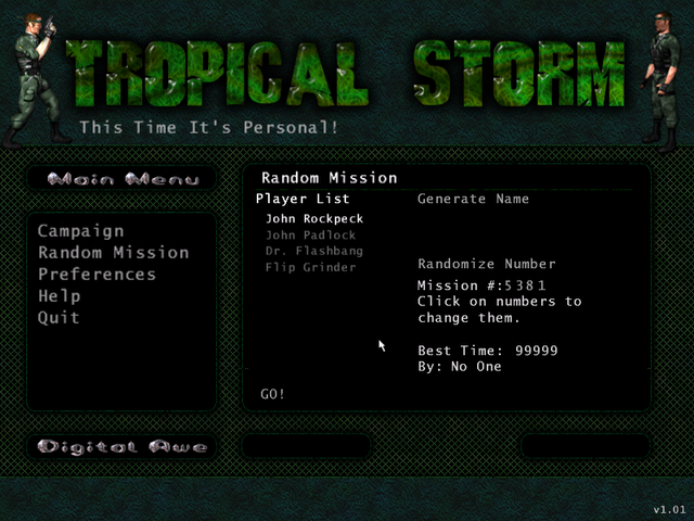 Game cover: Tropical Storm