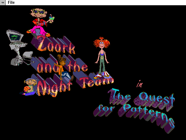 Game cover: Zaark and the Night Team: The Quest for Patterns