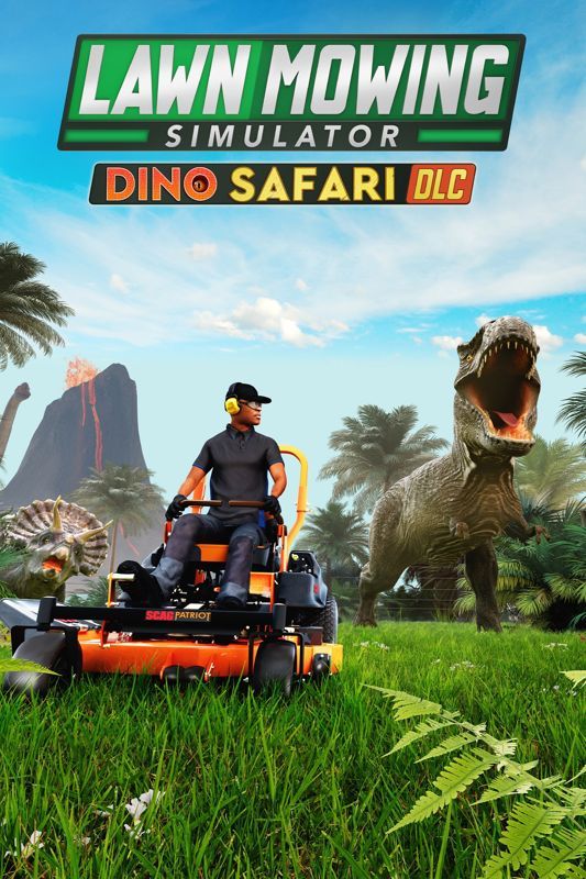 Game cover: Lawn Mowing Simulator: Dino Safari DLC