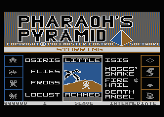 Game cover: Pharaoh's Pyramid
