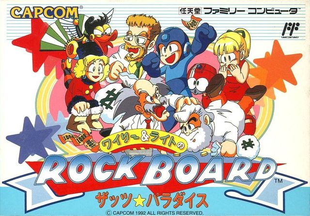 Game cover: Wily & Right no RockBoard: That's Paradise
