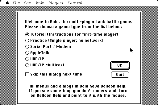 Game cover: Bolo