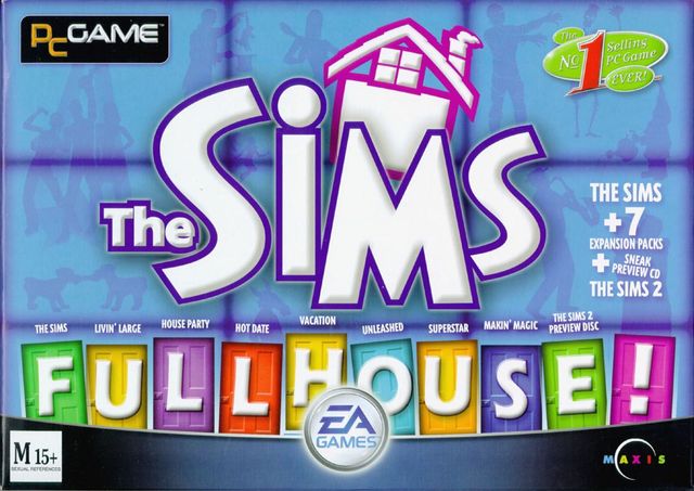 Game cover: The Sims: Full House