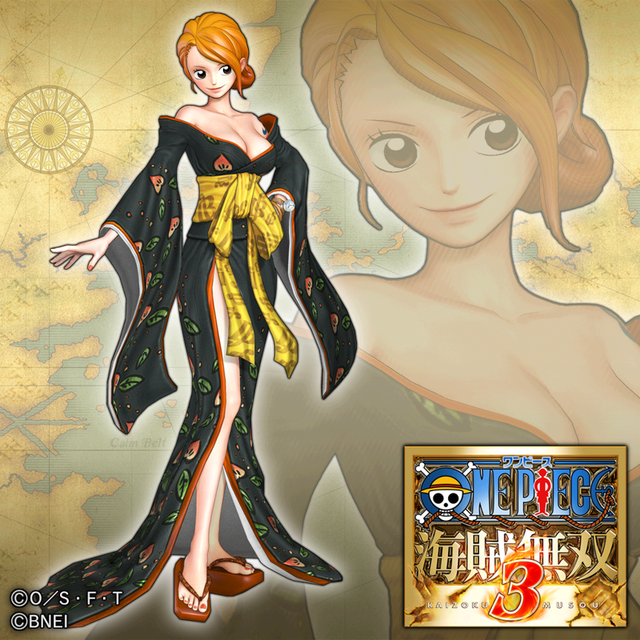 Game cover: One Piece: Pirate Warriors 3 - Additional Costume: Nami (Kimono)