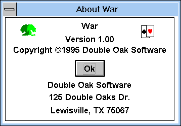 Game cover: War