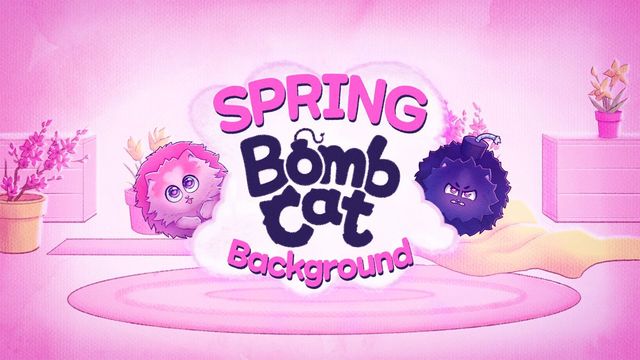 Game cover: Bomb Cat: Spring Background