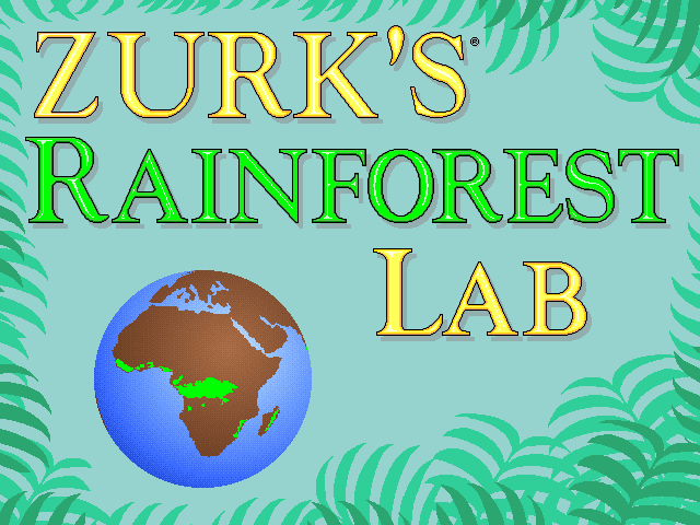 Game cover: Zurk's Rainforest Lab