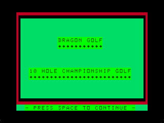 Game cover: Dragon Golf