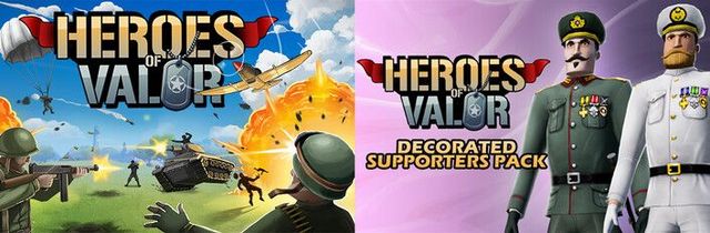 Game cover: Heroes of Valor: Decorated Supporter Bundle
