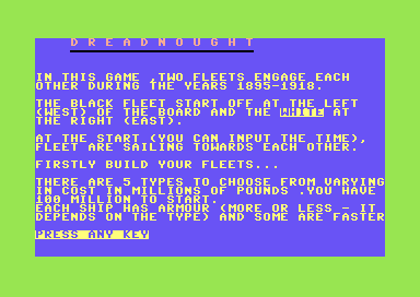 Game cover: Dreadnought