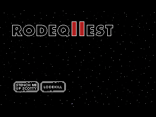 Game cover: Rode Quest 2: The Sweet Smell of Stenchie