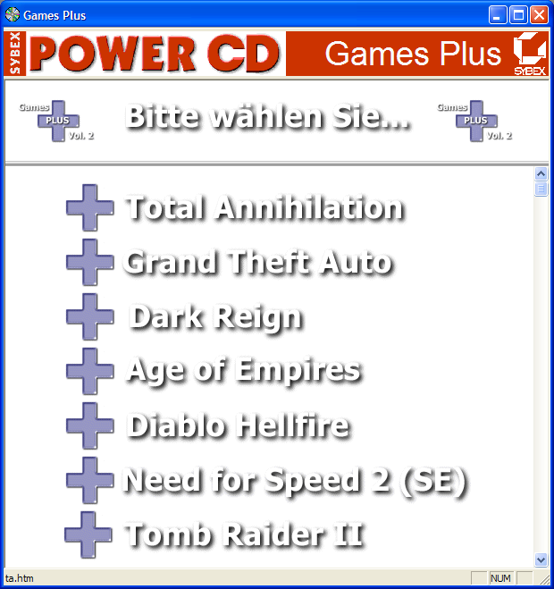 Game cover: Games PLUS Vol. 2