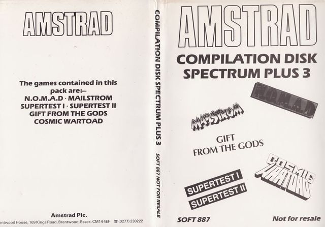 Game cover: Amstrad Compilation Disk Spectrum+3