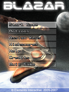 Game cover: Blazar