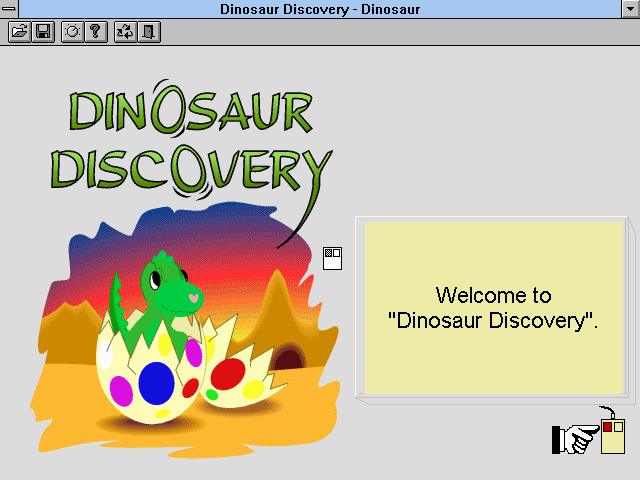 Game cover: Dinosaur Discovery
