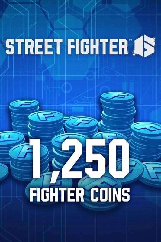 Game cover: Street Fighter 6: 1,250 Fighter Coins