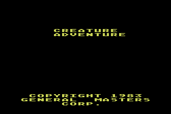Game cover: Creature Adventure