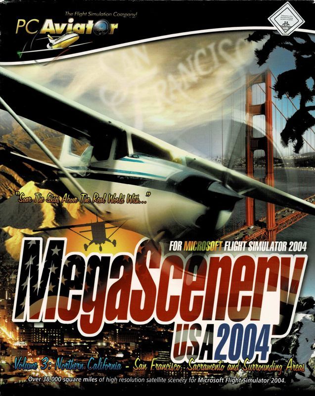 Game cover: MegaScenery USA 2004 Volume 3: Northern California - San Francisco, Sacramento and Surrounding Areas