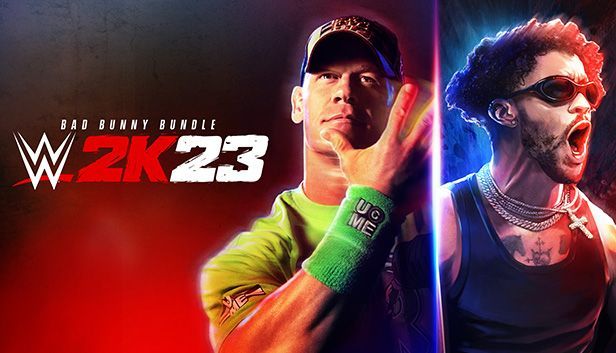 Game cover: WWE 2K23 (Bad Bunny Bundle)