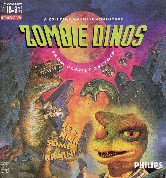Game cover: Zombie Dinos from Planet Zeltoid