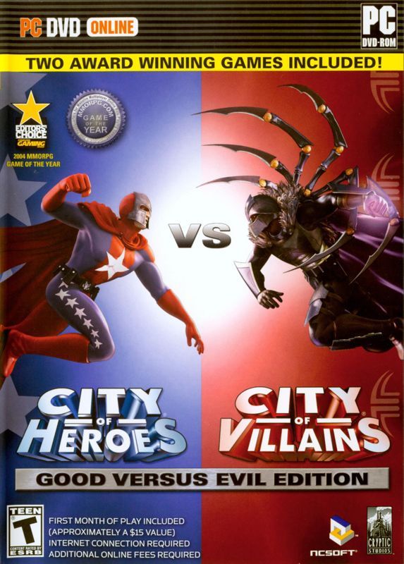 Game cover: City of Heroes: Good Versus Evil Edition