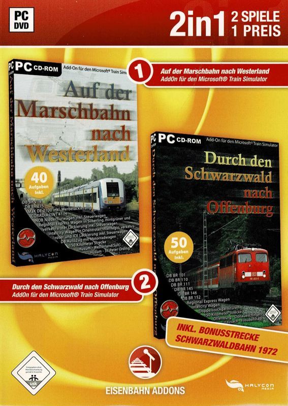 Game cover: 2in1: Auf der Marschbahn nach Westerland / Durch den Schwarzwald nach Offenburg
